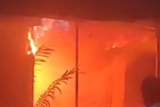 Shop and restaurant fire in the capital bhopal