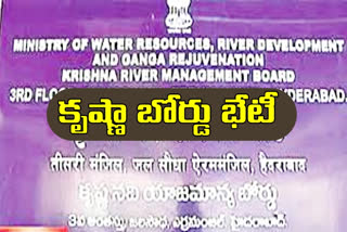 Today Krishna River Ownership Board Meeting in hyderabad