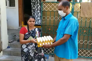 eggs distribution in yanam