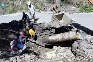 Shimla MC repairs water pipes