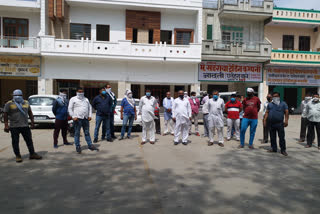 Businessmen strike got support of Bhartiya Kisan Union in gohana