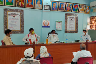 raosaheb danve holds meeting in jalna