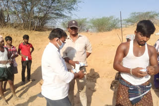 buttermilk distributed to employment wages in ananthapuram district