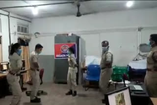 Bihu dance at Nagaon SP office