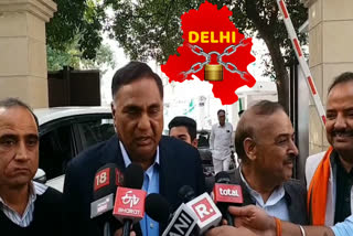 Ramveer Singh Bidhuri wrote letter to LG Anil Baijal over problem of shopkeeper delhi lockdown