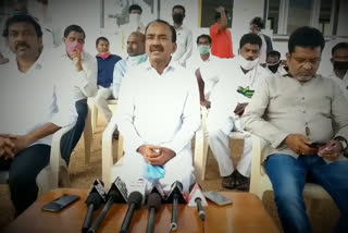 minister eetala serious on rice miller owners in karimnagar