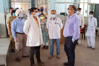 चित्तौडगढ़ की खबर, hospital inspection