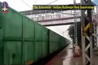 anaconda goods train introduced in madurai by indian railways