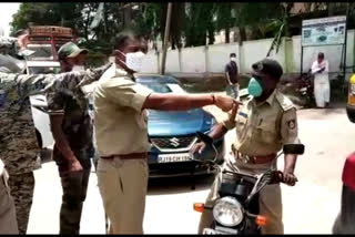 hasan sp srinivasgowda seize bikes and cars