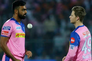 Fast bowler Jaydev Unadkat, former Australian captain Steve Smith