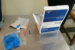 Corona testing with rapid diagnostic kit in Nuh district