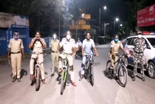 police cycling in hyderabad