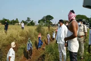 minister errabelli dayakar rao inspection upadi hami works