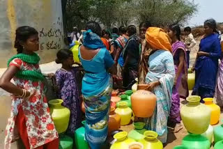 adoni near villages suffering from lack of water