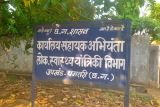Public Health Engineering Department Dhamtari