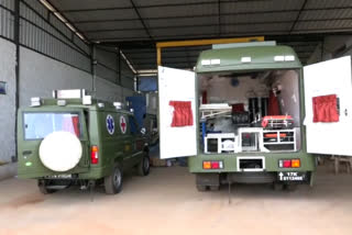 Special ambulances deployed for service personnel in Hubli