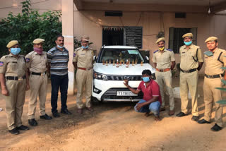 EXCISE OFFICERS ARRESTED THREE MEMBERS IN PATANCHERU