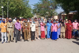 चित्तौड़गढ़ की खबर,  workers on strike