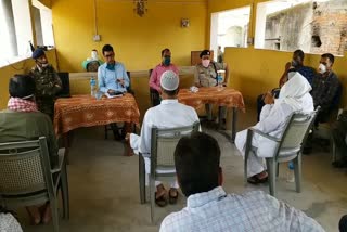 रमजान को लेकर SDO ने मुस्लिम धर्मावलियों के साथ की बैठक