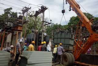 Transformer that brought electricity to farmers changed in Nepanagar of Burhanpur