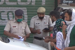 hisar police cut challan