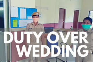 COVID-19 duty: 2 Odisha lady police personnel postpone wedding, earn praises