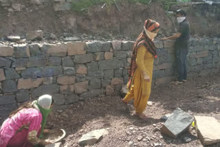 mnrega works in solan subdivision started