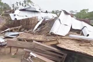 Storm damages various place of dibrugarh