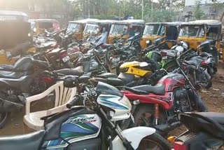 vehicles seized at balanagar