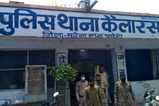 Kailaras Police arrested the accused of molestation with 10 years old minor in morena