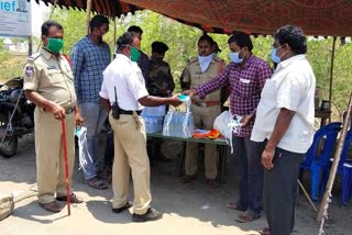 Masks distribution in khammam