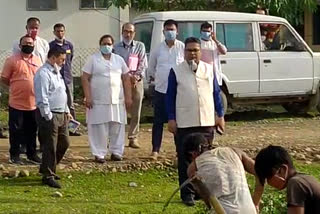 MP Tapan kumar Gogoi observed hospital at Soraidew