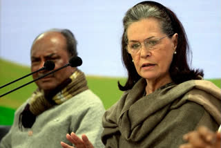 Congress president Sonia Gandhi