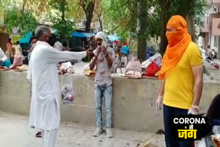 Rations and masks were distributed to the cleaning personnel by RWA