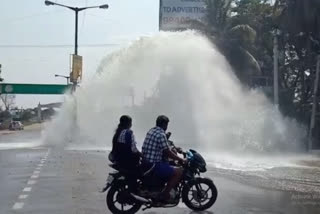 Cauvery water spilled in Mandya because negligence of Department