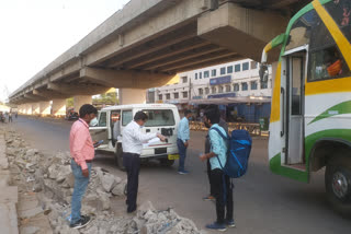 Bus reached Satna carrying 200 students from KotaBus reached Satna carrying 200 students from Kota