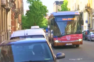 message-being-conveyed-by-buses-in-brussels