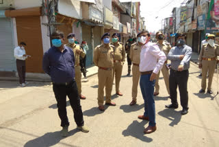 commissioner inspection of hotspot area