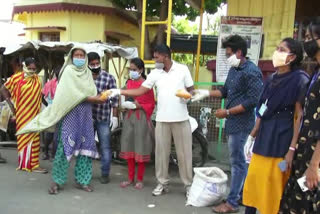 food given to beggar and poor people by central human rights commission governing body