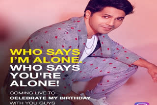 varun dhwan invites fan on virtual birthday celebrataion