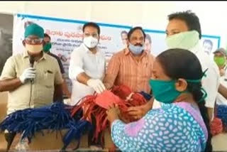 mask distribution at tenali