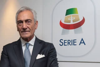 Italy's football federation President Gabriele Gravina