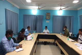 Secretary PK Meherdha reviewed the corona situation in Jajpur