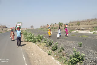 Poor laborers forced to walk four to five hundred kilometers in lockdown in Narsinghpur