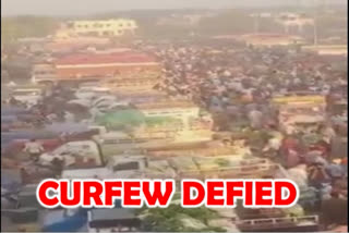 WATCH: People defy curfew orders in Amritsar's Mandi