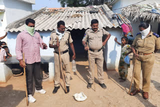 EXCISE POLICE RAIDS ON SARA BASES IN NALGONDA DISTRICT