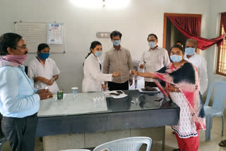 Distribution of Coronavirus Prevention Drugs in amadalavalasa