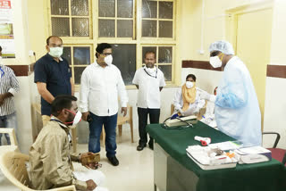Corona check-up for journalists at  Surapura