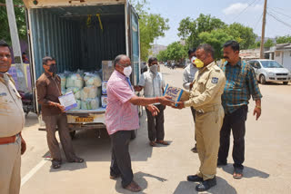 Food kits distribution in koppal