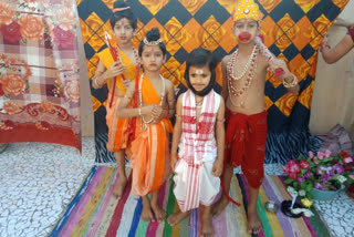 Dressed up as Ramayan characters, children spread awareness on coronavirus